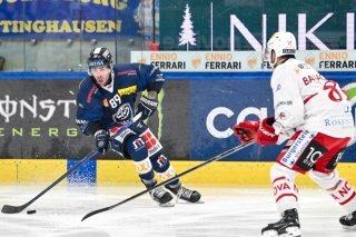 Iñaki Baragano (à droite) retrouve cette saison le LHC KEYSTONE/TI-PRESS/ANDREA BRANCA